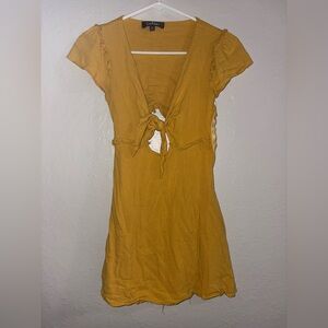Lulu yellow dress XS